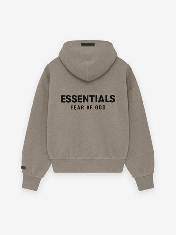 เสื้อฮู้ดซิปเต็มตัวคลาสสิก Essentials จาก Fear of God จาก Homestead Heather