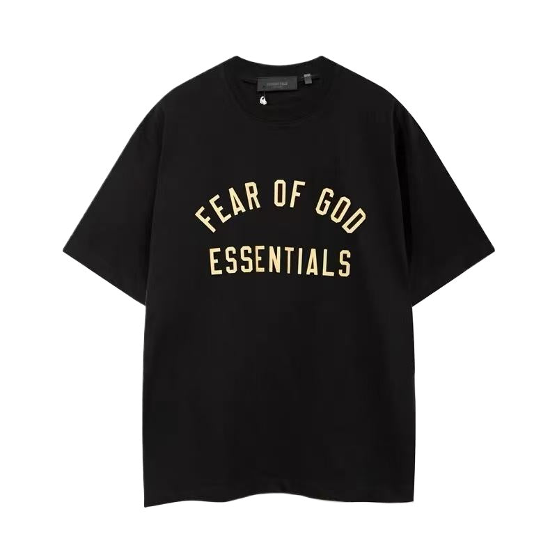 เสื้อยืดคอกลม Fear of God Essentials Jersey (FW24) สีดำ / ขาว / เทา