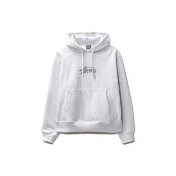 Stussy SS22 Pullover Hoodie with Chest Logo Embroidery, Unisex
