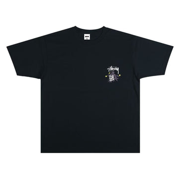 Stussy SS25 JOKER TEE Unisex Crewneck Short-Sleeve T-Shirt with Joker Graphic