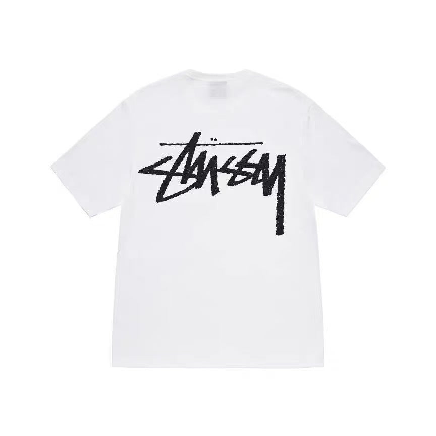 Stussy FW23 DIZZY STOCK TEE Retro American-Style Unisex Short-Sleeve T-Shirt with Dizzy Phantom Graphic Print