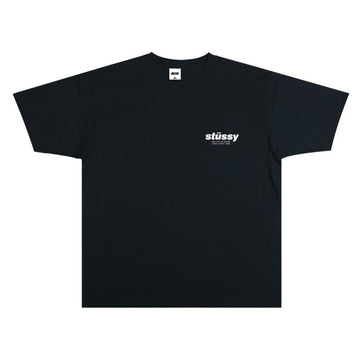 Stussy SS25 ROLLERS TEE Dice Print Pattern Ribbed Crew Neck Short-Sleeve T-Shirt Unisex
