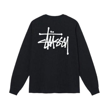 Stussy SS22 Classic Logo Printed Crewneck Pullover Long-Sleeve T-Shirt, Unisex